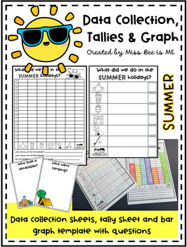 Preview of Summer/Back to School- Data Collection and Graphing