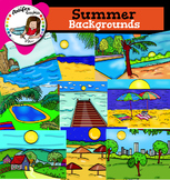 Summer Backgrounds Clip Art