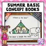 Basic Concepts for Speech Therapy (The Beach, Camping, Gar