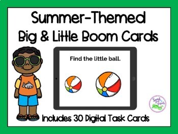 Summer Basic Concepts Boom Cards: Big & Little Edition | TpT