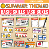 Summer or ESY Basic Skills Task Boxes (pre-k & SPED) Error