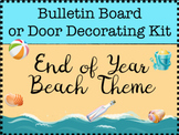 Summer Beach Bulletin Board and Door Kit