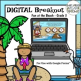 Summer Beach Theme Digital Breakout Escape Room (Google Fo