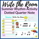 Summer Beach Vacation Rhythm Write the Room for Dotted Qua