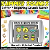 Summer Beginning Sounds Letter Trace Kindergarten