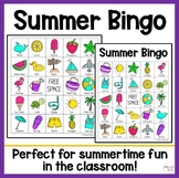 Summer Bingo | Beach Bingo | End of the Year Game