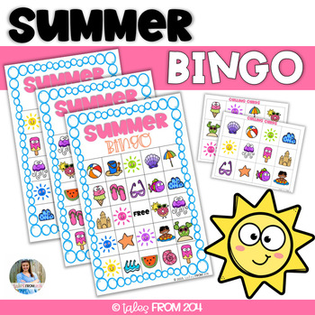 Summer Bingo | End of the Year Activities | Last Days of School Fun