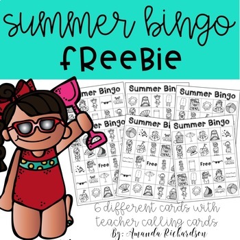 Preview of Summer Bingo FREEBIE