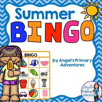 Summer Bingo Game by Angel's Primary Adventures | TPT