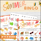 Summer Bingo Game | Interactive Learning Adventure Kit | 3
