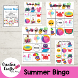 Summer Bingo Game -- PreK | Kindergarten | 1st