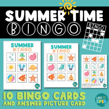 Summer Bingo Game | Summer School | ESY | Activities | Party | May ...