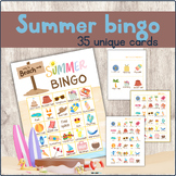 Summer Bingo game printable
