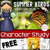 Summer Birds - Butterflies of Maria Merian Character Study