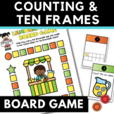 Summer Board Game with Ten Frames | Counting 1-10 | Lemona