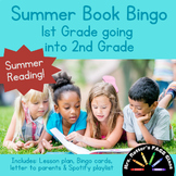 Summer Book Bingo for Transitioning 1st Grade to 2nd Grade