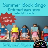 Summer Book Bingo for Transitioning Kindergartners to 1st 