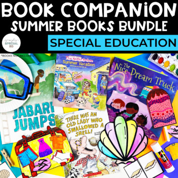 Preview of Summer Book Companions Bundle | Special Education