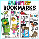 Summer Bookmarks - Color Your Own Printable Bookmark Templ