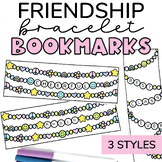 Summer Bookmarks to Color and End of Year Friendship Brace