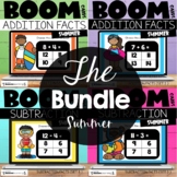 Summer Boom Cards™ Addition Subtraction Facts to 20 Bundle