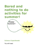 Summer Boredom Activities