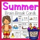 Summer Brain Break Cards by Pink Oatmeal -Movement for the Classroom