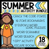 Summer Break Activities BUNDLE