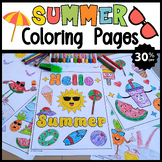 Summer Break Coloring Pages | Summer Vacation Coloring She