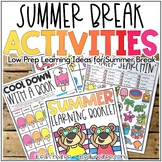 Summer Review Packet - Kindergarten Math and Literacy Acti