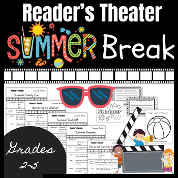 Preview of Summer Break Reader's Theater Scripts 5 FUN Plays Perfect for End of Year
