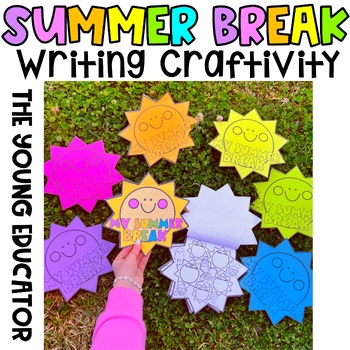 Preview of Summer Break Recount Writing Craftivity