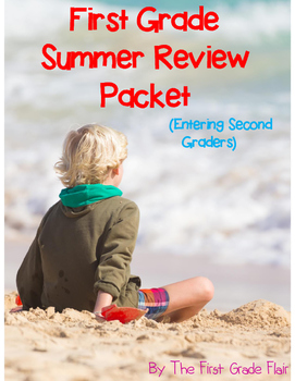 Preview of First Grade Summer Review Packet (Entering Second Graders)