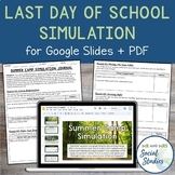 Summer Break Simulation | Last Day of School Activity