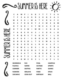 Word Searches For 6th Grade Teaching Resources TPT