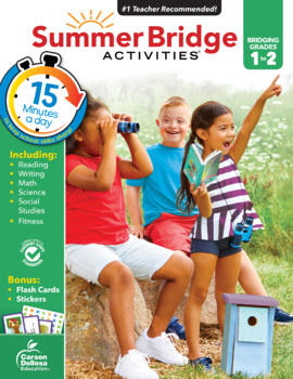 Preview of Summer Bridge Activities 1st to 2nd Grade Workbook | Summer Learning | 704697-EB