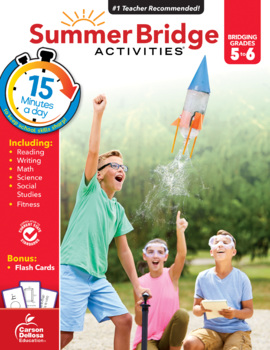 Preview of Summer Bridge Activities 5th to 6th Grade Workbook | Summer Learning | 704701-EB