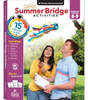 Preview of Summer Bridge Activities 8th to 9th Grade Workbook | Summer Learning | 705457-EB