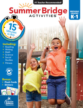 Preview of Summer Bridge Activities K to 1st Grade Workbook | Summer Learning | 704696-EB