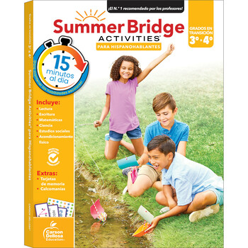 Preview of Spanish Summer Bridge Activities 3-4 Grade Workbook | Summer Learning 705436-EB