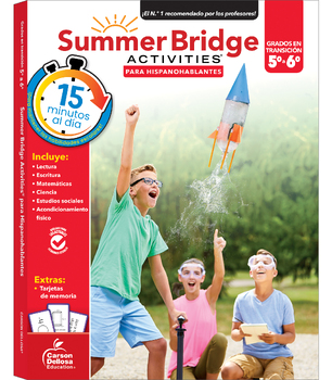 Preview of Spanish Summer Bridge Activities 5-6 Grade Workbook | Summer Learning 705438-EB