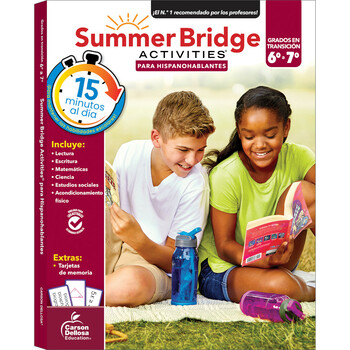 Preview of Spanish Summer Bridge Activities 6-7 Grade Workbook | Summer Learning 705439-EB
