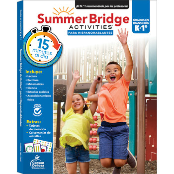 Preview of Spanish Summer Bridge Activities K-1 Grade Workbook | Summer Learning 705433-EB
