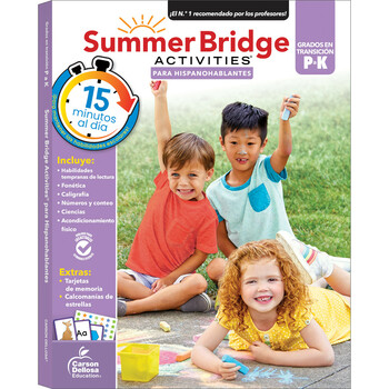 Preview of Spanish Summer Bridge Activities PreK to K Workbook | Summer Learning 705432-EB