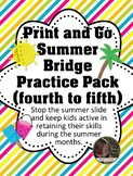 Summer Bridge Practice - No Prep - 4th Going Into 5th