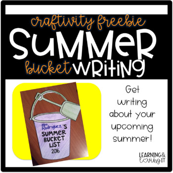 Summer Bucket List Craftivity Freebie Tpt