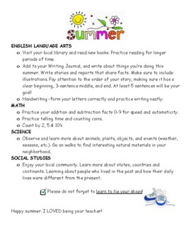 facts about summer homework