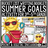 Summer Bucket List Activity for End of Year Goals Summer M