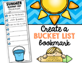 FREEBIE: Summer Bucket List Bookmark for Kindergarten and 
