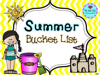 Preview of Summer Bucket List Craft